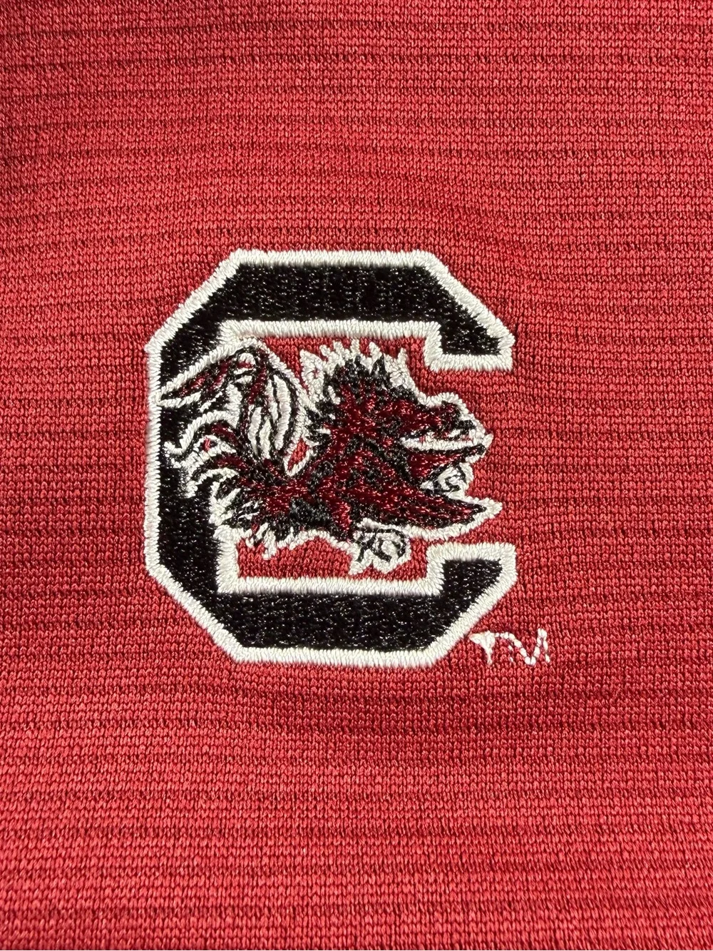 Under Armour South Carolina Gamecocks 1/4 Zip Pullover Jacket Red Men's XL